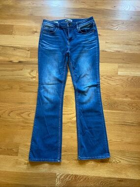 Blue Women's Bootcut Jeans - Classic Stretch Denim